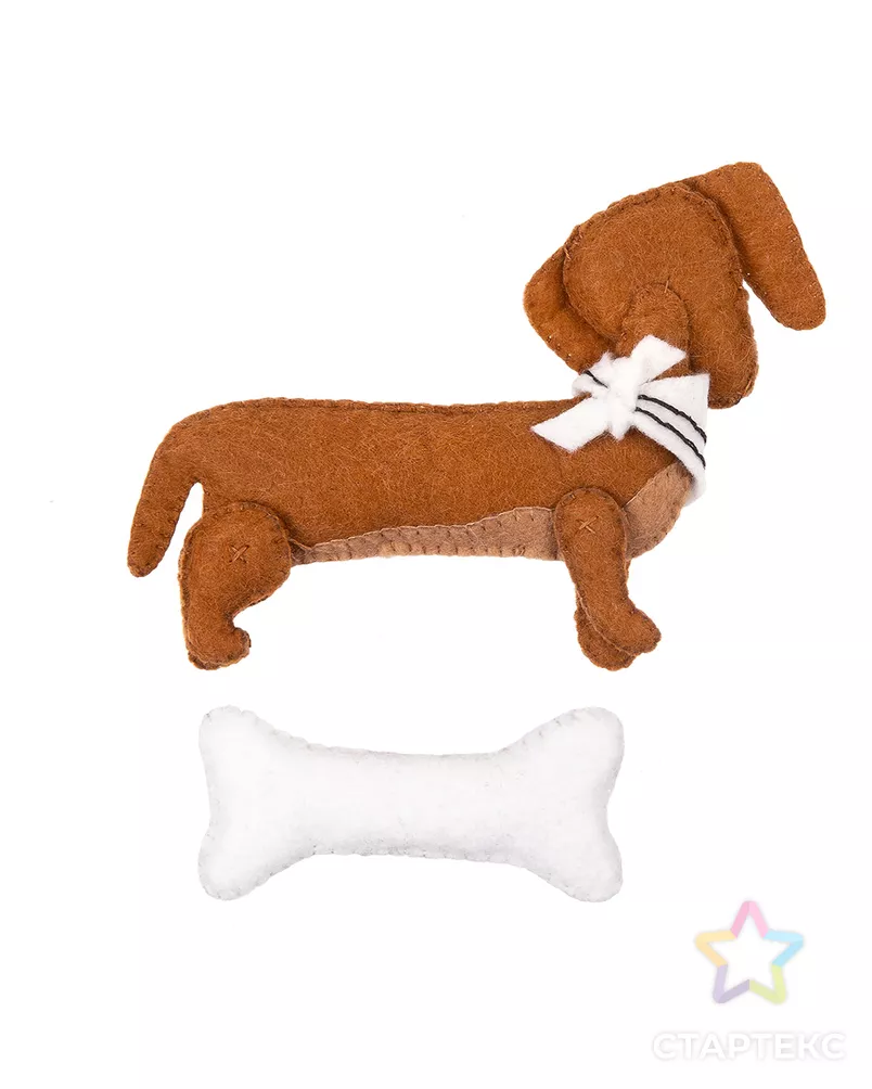 Набор для изготовления игрушек "Miadolla" TF-0308 Дружелюбная такса арт. ГММ-16030-1-ГММ070316445584 - рис. 3