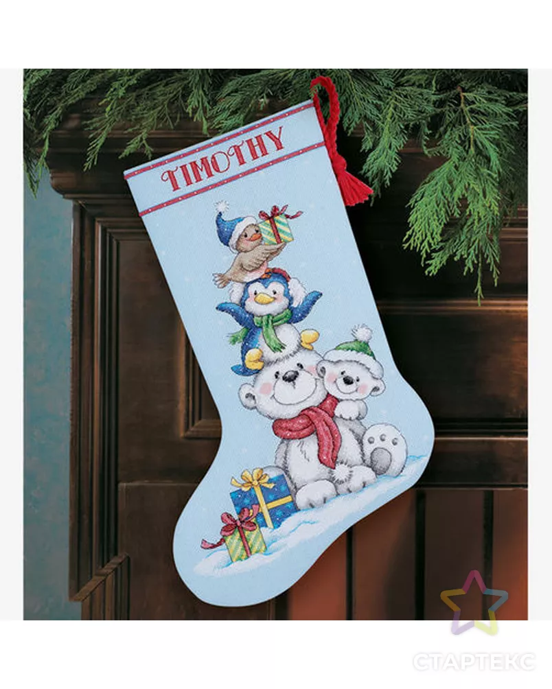 Набор для вышивания "DIMENSIONS" 70-08840 "Сапожок. Пирамида" арт. ГММ-104873-1-ГММ070324981744 - рис. 1