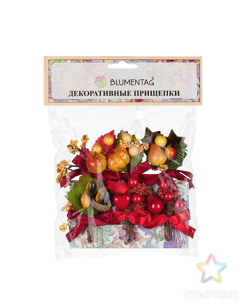 "Blumentag" WDCD-01 Декоративные прищепки 5 х 6 шт. арт. ГММ-100160-1-ГММ071310799444 2