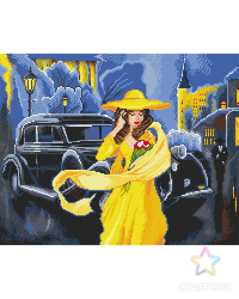 Кристальная мозаика (алмазная вышивка) "ФРЕЯ" ALVK-68 "Дама в желтом" арт. ГММ-105307-1-ГММ074530832314 2