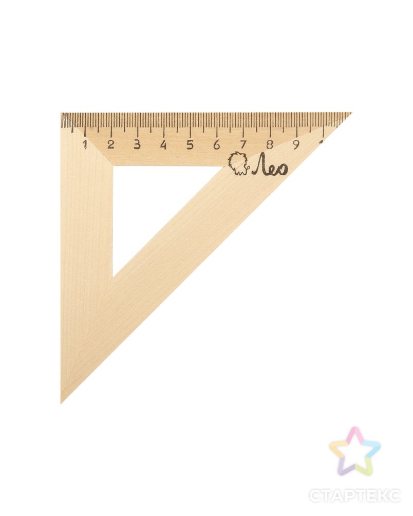 "Лео" WTL-4511 Треугольник деревянный 11 см 25 шт. арт. ГММ-106363-1-ГММ077804585834