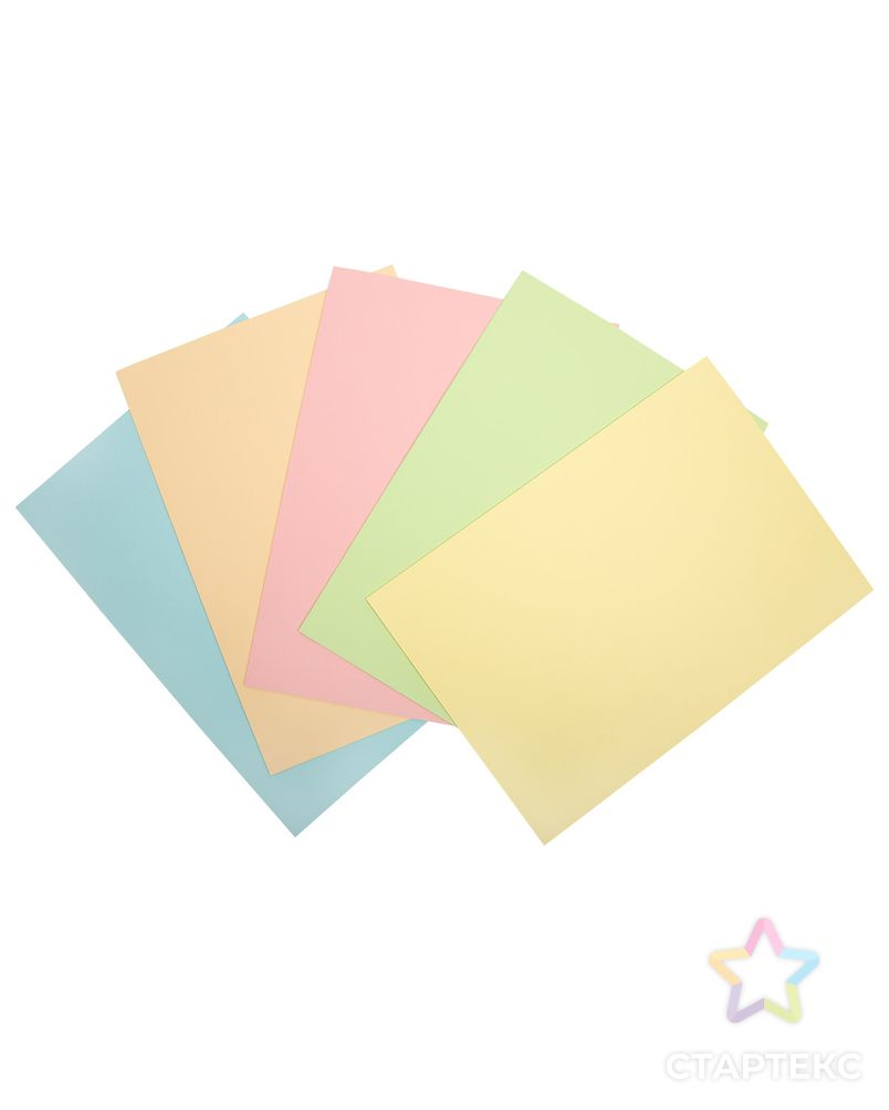 "Expert Complete" ECCP-01 Цветная бумага для офисной техники "Пастель" 80 г/м2 А4 5 цв. 50 л. арт. ГММ-106601-1-ГММ078392714254 1