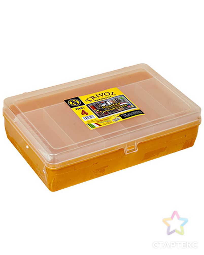 "Тривол" Коробка для мелочей пластик №4 арт. ГММ-14193-3-ГММ0006015