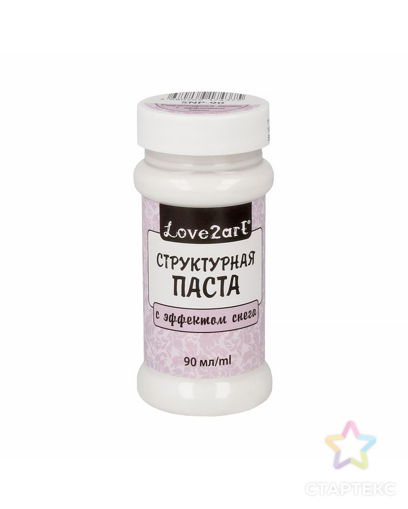 Структурная паста с эффектом снега "Love2art" SNP-90 90 мл арт. ГММ-2295-1-ГММ0067987 1