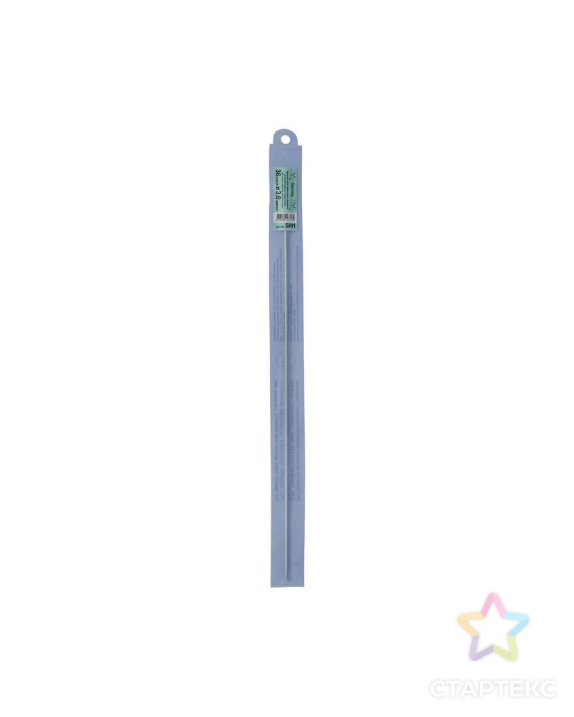 Для вязания крючки для тунисского вязания SH1 металл д.3.0мм 36см арт. ГММ-3419-1-ГММ0073411 2