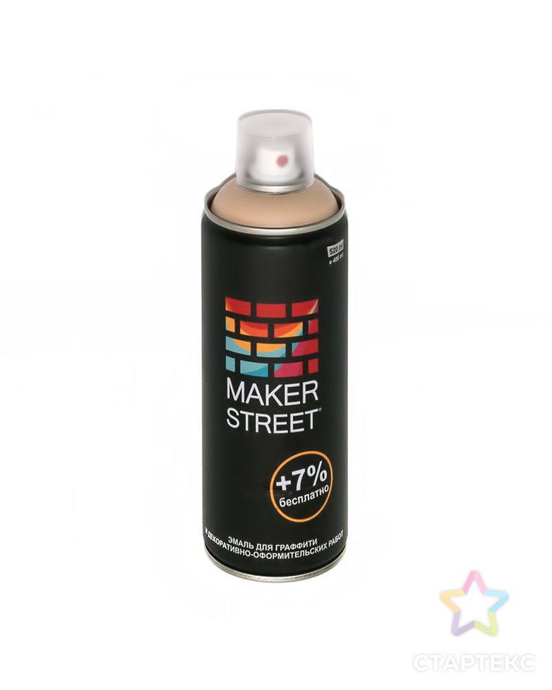 "MAKERSTREET" Эмаль для граффити и декоративно-оформительских работ MS400 400 мл арт. ГММ-3750-2-ГММ0074488 1