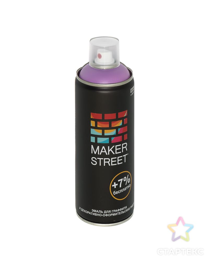 "MAKERSTREET" Эмаль для граффити и декоративно-оформительских работ MS400 400 мл арт. ГММ-3750-37-ГММ0026001 1