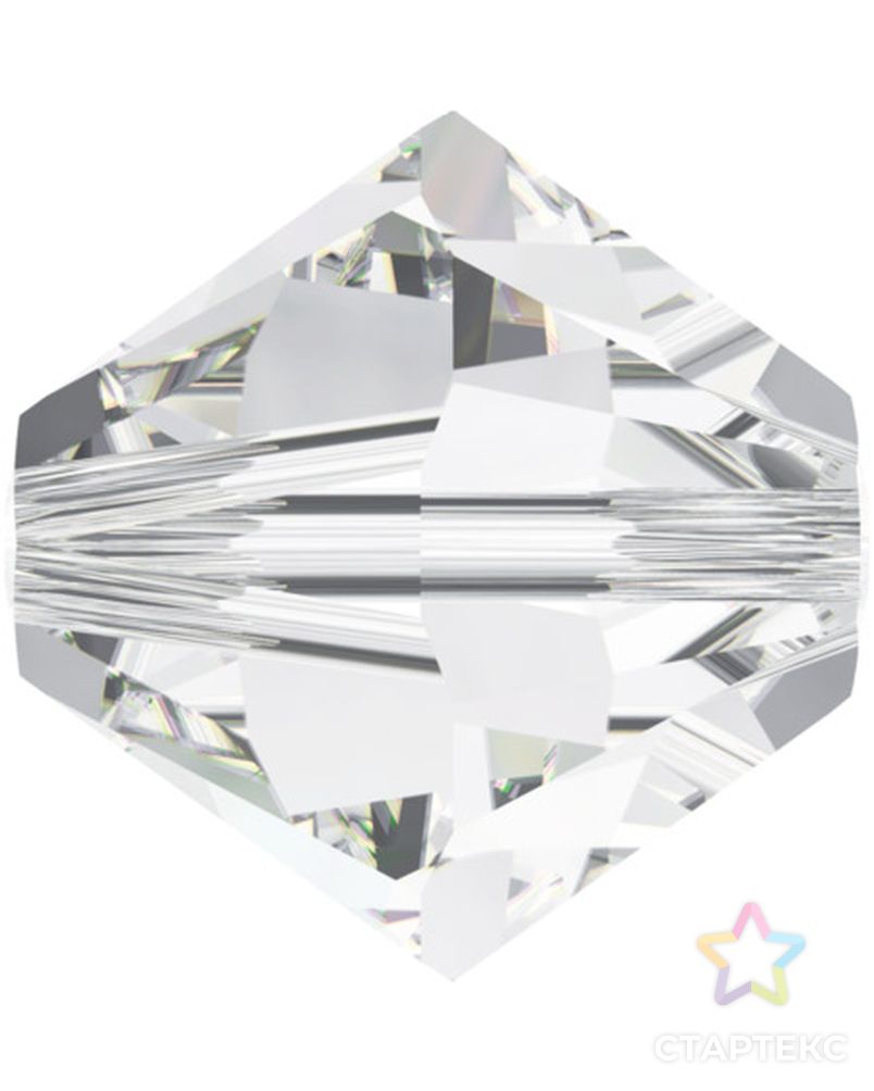 Бусины стеклянные "Сваровски" 5328 Crystal 3 мм 12 шт в пакете кристалл арт. ГММ-7551-1-ГММ0030785 1