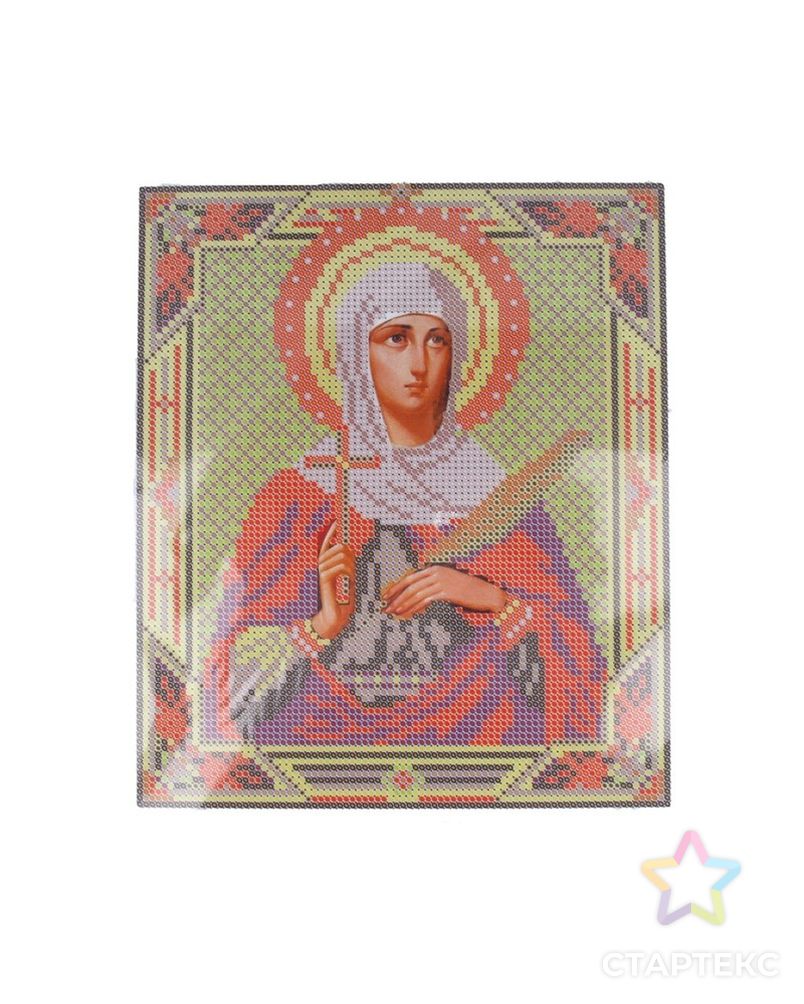 Новая слобода 1. Св. МЦ.Татиана Римская. Бис 9029 "св. Татиана". Нова Слобода с9140. Канва для вышивания с рисунком Каролинка св. Матрона Московская КБИ-3027 26.5 Х 33.7 см.
