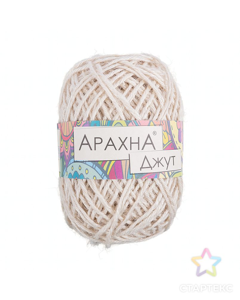 Пряжа "ARACHNA" "Jute" 100% джут 5 х 100 г ± 10 г 90 м ± 5 м арт. ГММ-8885-15-ГММ0053256 1