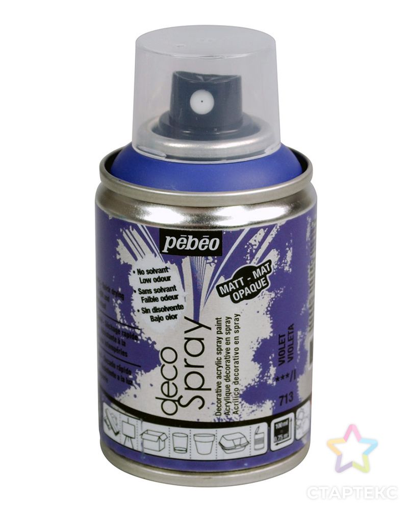 "PEBEO" Краска на водной основе decoSpray (аэрозоль) 100 мл арт. ГММ-10682-15-ГММ0077677 1