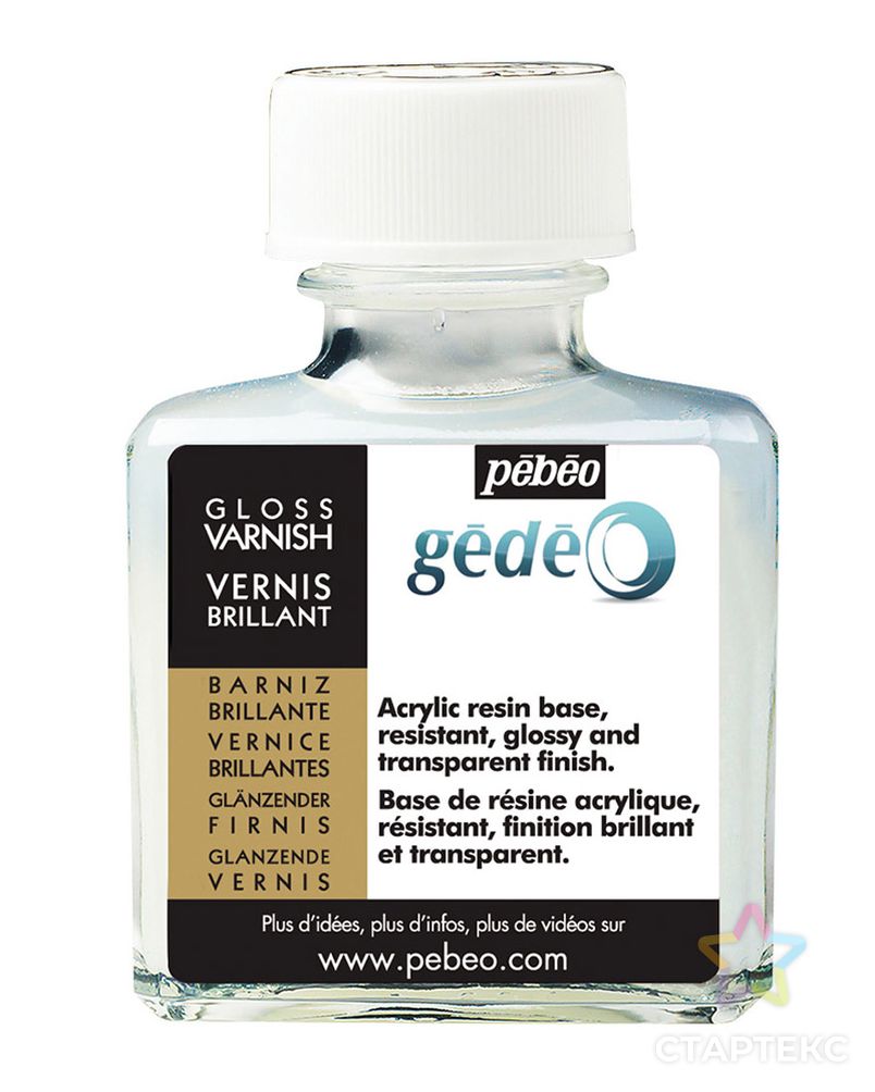 "PEBEO" Лак финишный акриловый для золочения Gedeo 75 мл арт. ГММ-13068-1-ГММ0064875