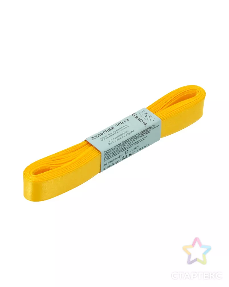 Лента атласная AL-12P ш.1,2см (10x5,4м) арт. ГММ-13815-21-ГММ0022085 - рис. 1