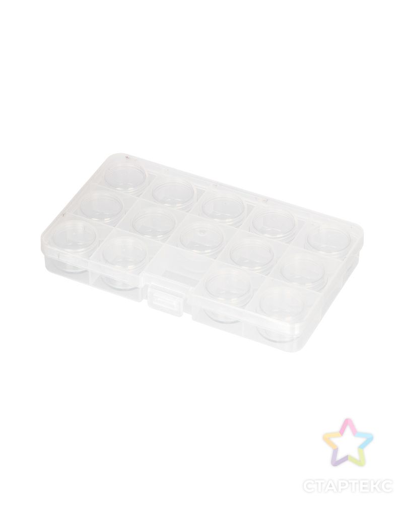 Коробка пластик для шв. принадл. пластик OM-042-110 арт. ГММ-15231-1-ГММ058382933402 1