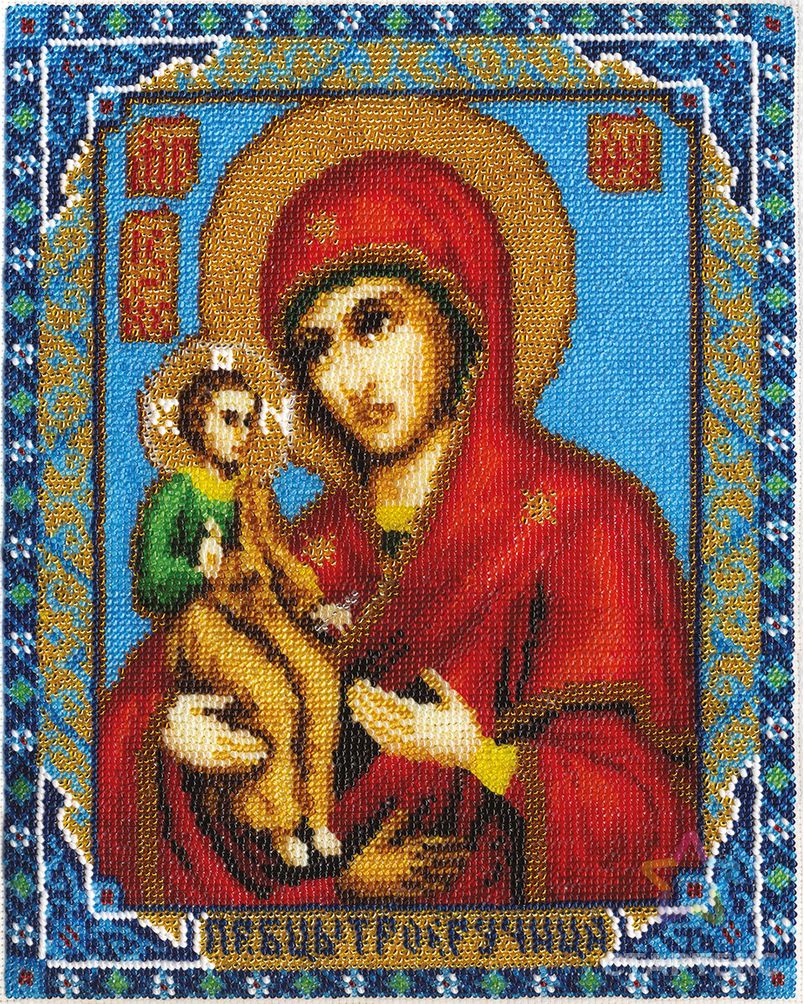Набор для вышивания "PANNA" CM-1277 ( ЦМ-1277 ) "Икона Божией Матери Троеручица" (бисер) арт. ГММ-101284-1-ГММ010560718682 1