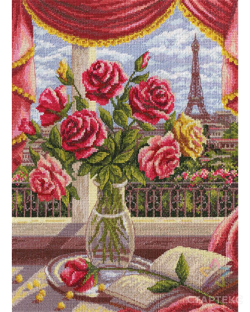 Набор для вышивания "PANNA" N-1291 ( Н-1291 ) "Окно в Париж" арт. ГММ-101324-1-ГММ010846765722 1