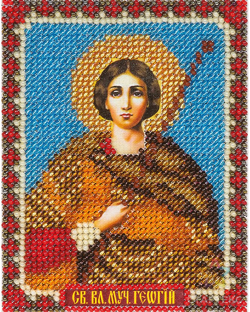 Набор для вышивания "PANNA" CM-1398 ( ЦМ-1398 ) "Икона Святого Великомученика Георгия" арт. ГММ-101520-1-ГММ012879180702 1