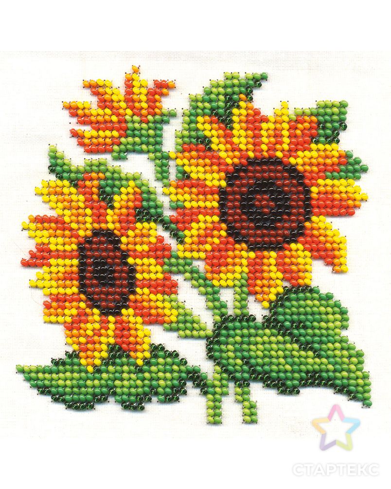 "Klart" набор для вышивания 8-117 "Цветы солнца" арт. ГММ-101544-1-ГММ013210452712 2