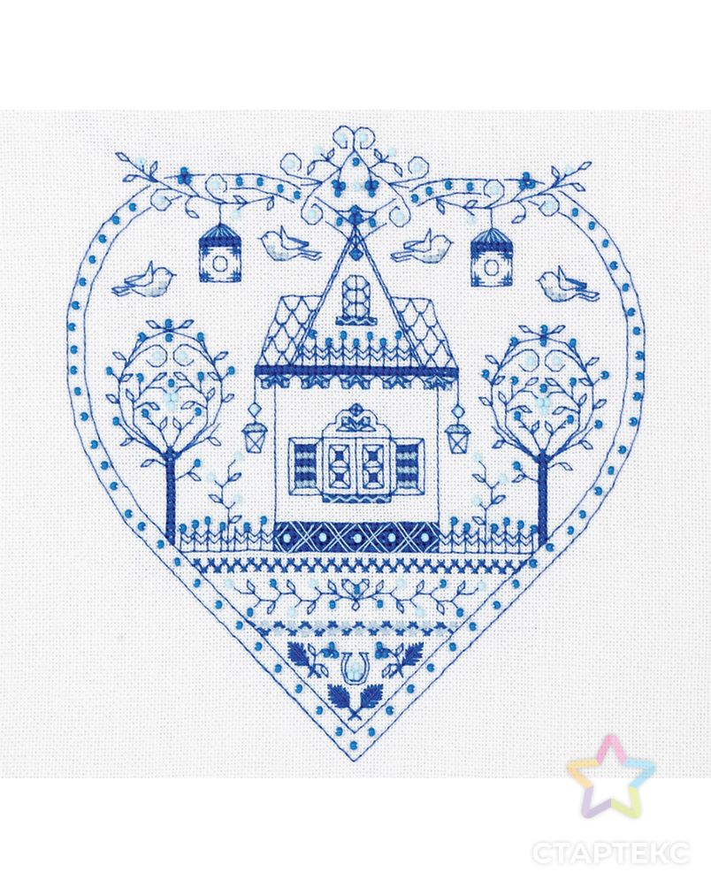 Набор для вышивания "PANNA" SO-1402 ( СО-1402 ) "Синее сердечко" арт. ГММ-101552-1-ГММ013354509232 2