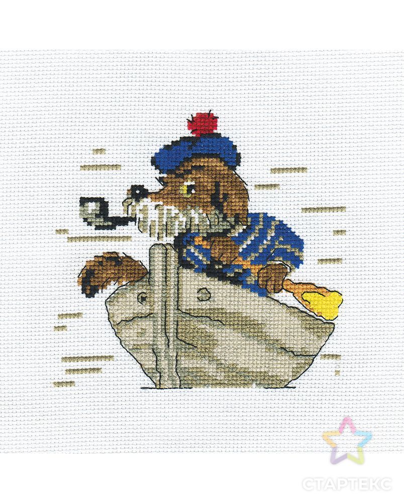 "Klart" набор для вышивания 6-069 "Пес морячок" арт. ГММ-101596-1-ГММ001411114742 1