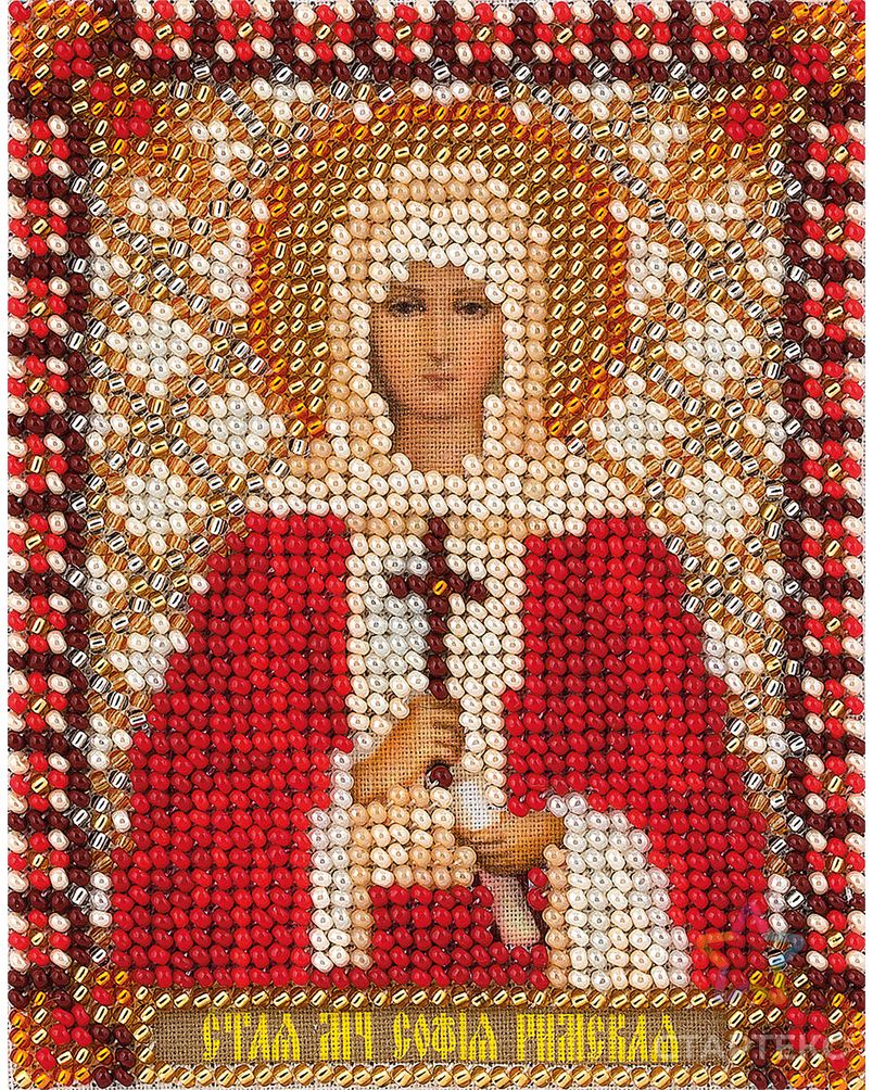 Набор для вышивания "PANNA" CM-1463 ( ЦМ-1463 ) "Икона Святой мученицы Софии Римской" арт. ГММ-101715-1-ГММ015694146022 1