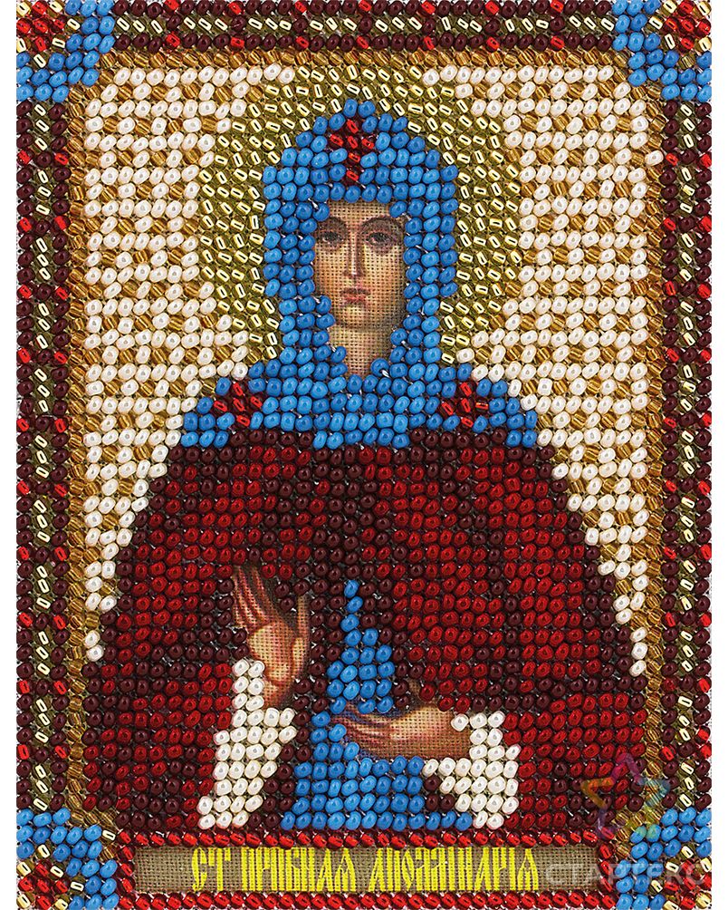 Набор для вышивания "PANNA" CM-1483 ( ЦМ-1483 ) "Икона Святой Преподобной Аполлинарии" арт. ГММ-101768-1-ГММ017004342142 1