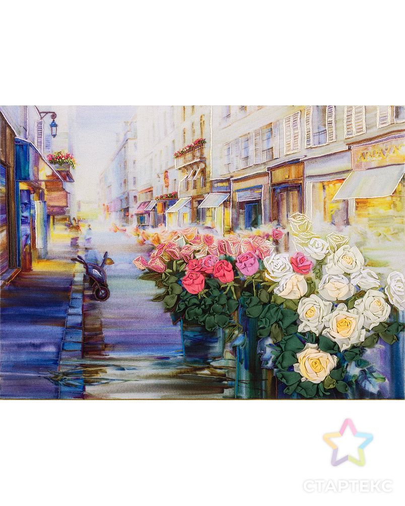 Набор для вышивания "PANNA" "Живая картина" JK-2021 ( ЖК-2021 ) "Цветы Парижа" арт. ГММ-101849-1-ГММ017758625672 1