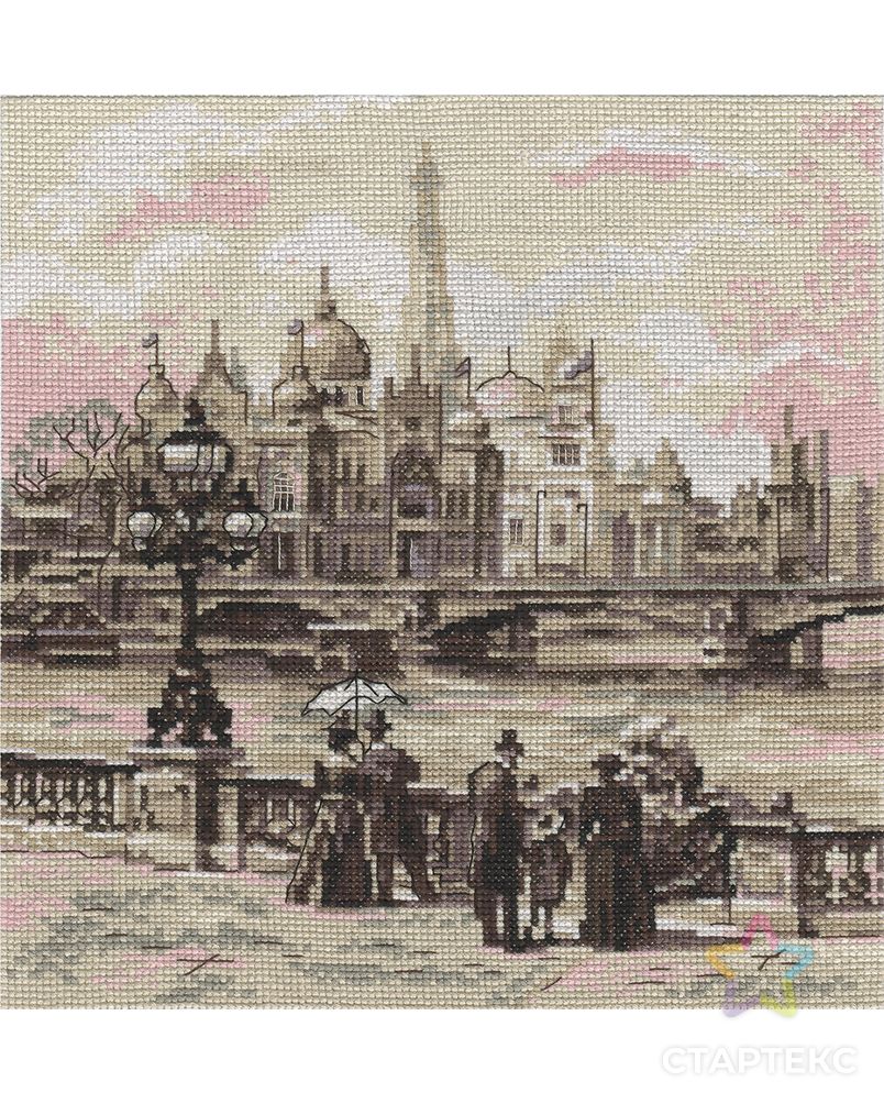 Набор для вышивания "PANNA" GM-1571 ( ГМ-1571 ) "Париж. На мосту Александра III" арт. ГММ-102039-1-ГММ021110940262 1