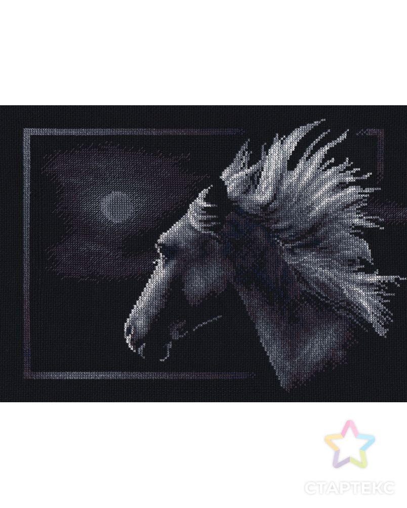 Набор для вышивания "PANNA" J-0527 ( Ж-0527 ) "Лунный конь" арт. ГММ-102288-1-ГММ002503716182 2
