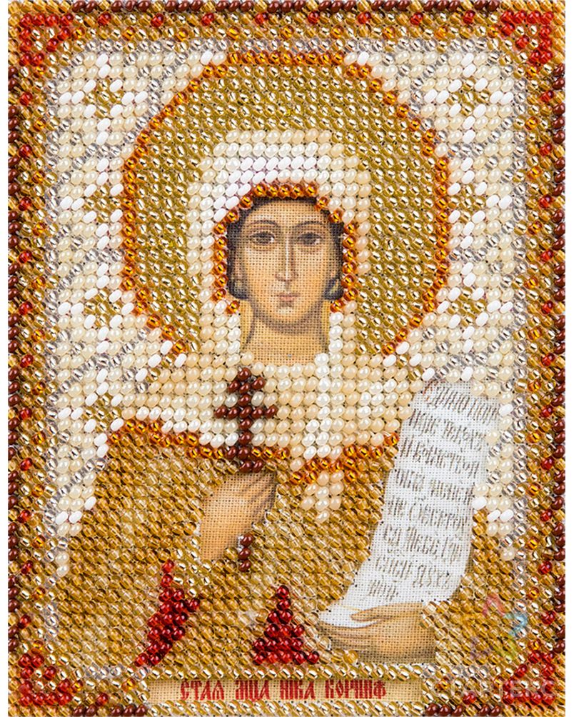 Набор для вышивания "PANNA" CM-1753 ( ЦМ-1753 ) "Икона Святой мученицы Ники (Виктории) Коринфской" арт. ГММ-102528-1-ГММ027741280872 1