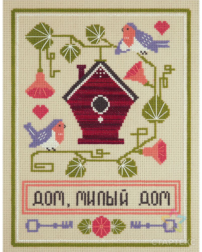 Набор для вышивания "PANNA" CE-1973 ( СЕ-1973 ) "Дом, милый дом" арт. ГММ-103371-1-ГММ050837580172 2