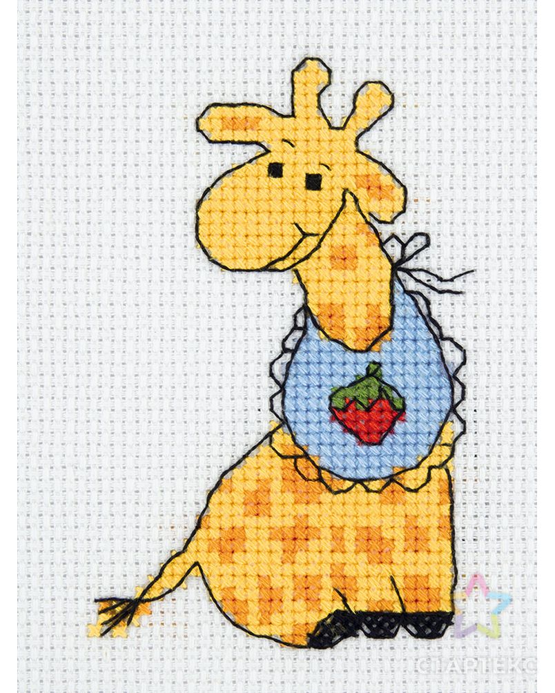 "Klart" набор для вышивания 8-304 "Маленький жираф" арт. ГММ-103788-1-ГММ057117198582 1