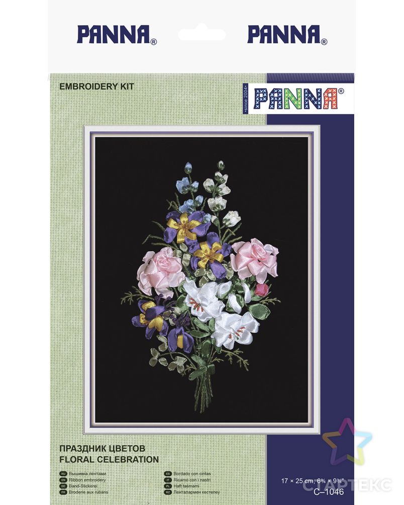 Набор для вышивания "PANNA" C-1046 ( Ц-1046 ) "Праздник цветов" арт. ГММ-103958-1-ГММ005945307862 1