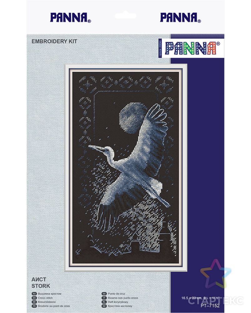 Набор для вышивания "PANNA" PT-7152 "Аист" арт. ГММ-104107-1-ГММ061349253972 1