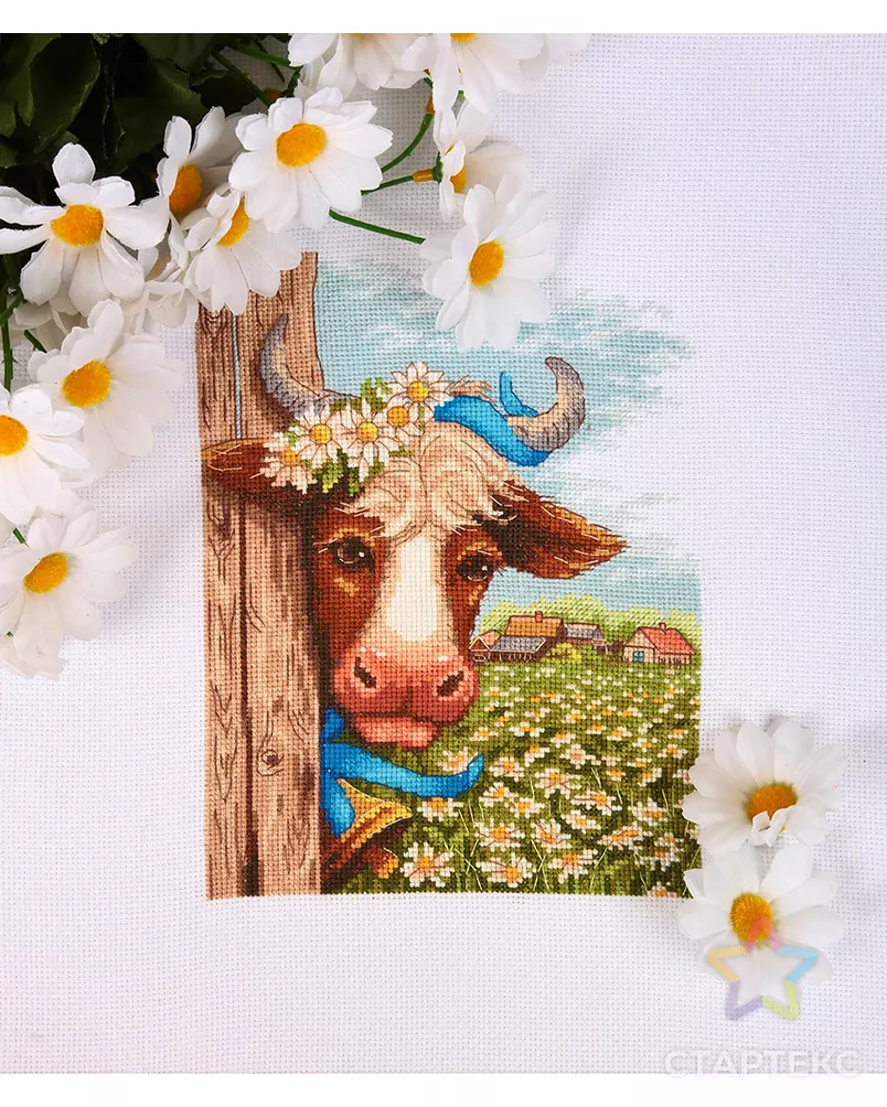 Набор для вышивания "PANNA" J-7212 "В ромашках" арт. ГММ-104698-1-ГММ068931235484 - рис. 2