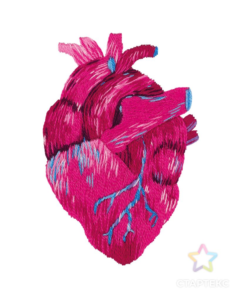 Набор для вышивания "PANNA" "Живая картина" JK-2195 "Анатомическое сердце" арт. ГММ-104737-1-ГММ069115072314 2