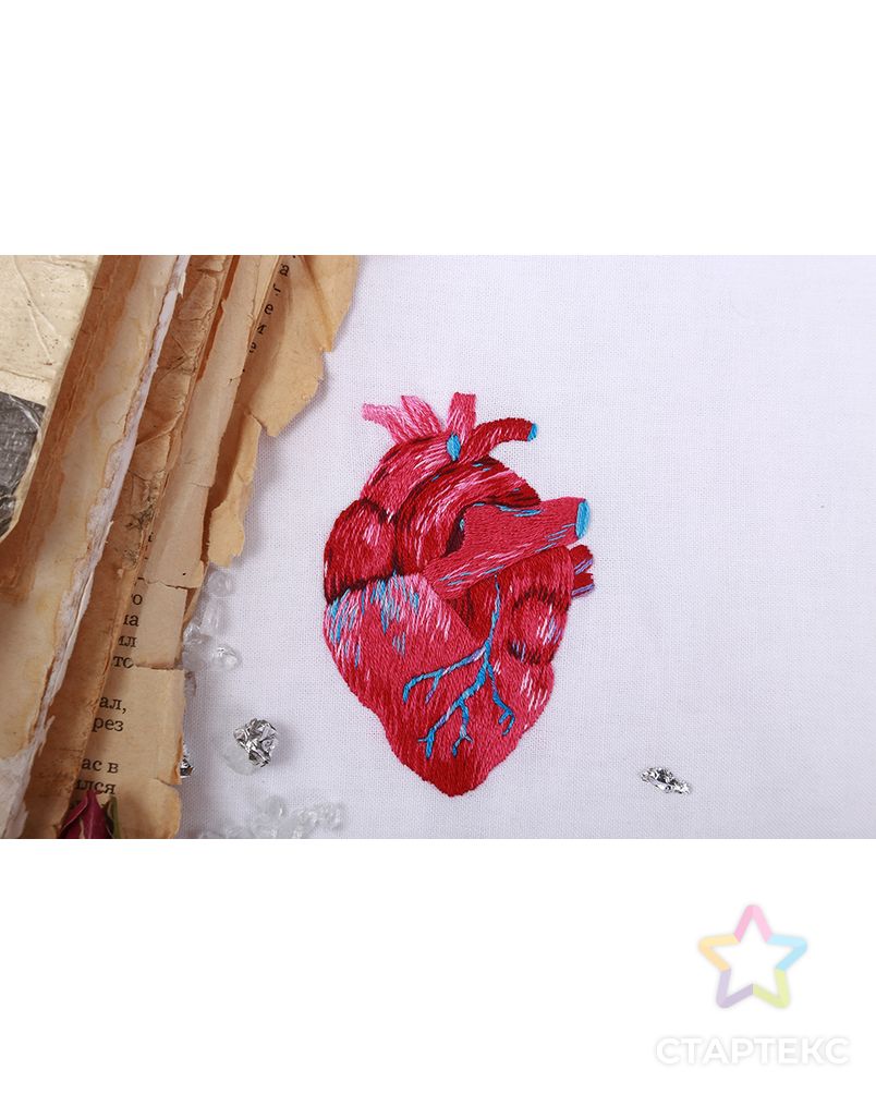 Набор для вышивания "PANNA" "Живая картина" JK-2195 "Анатомическое сердце" арт. ГММ-104737-1-ГММ069115072314 3