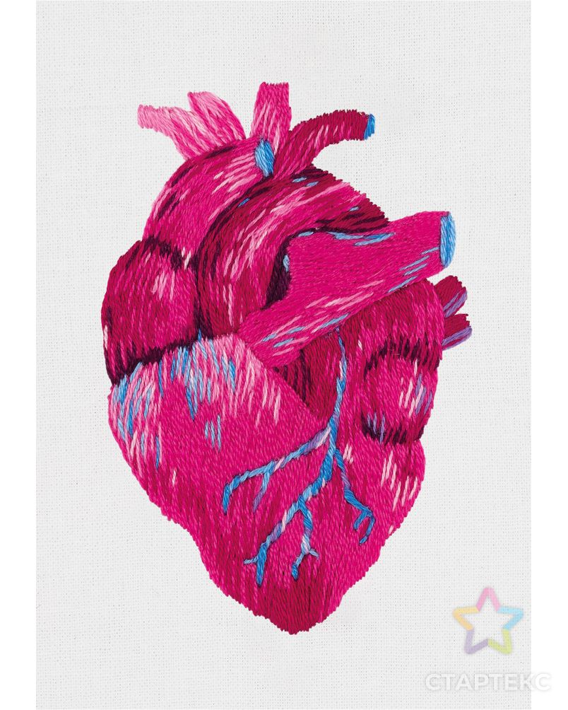 Набор для вышивания "PANNA" "Живая картина" JK-2195 "Анатомическое сердце" арт. ГММ-104737-1-ГММ069115072314 4