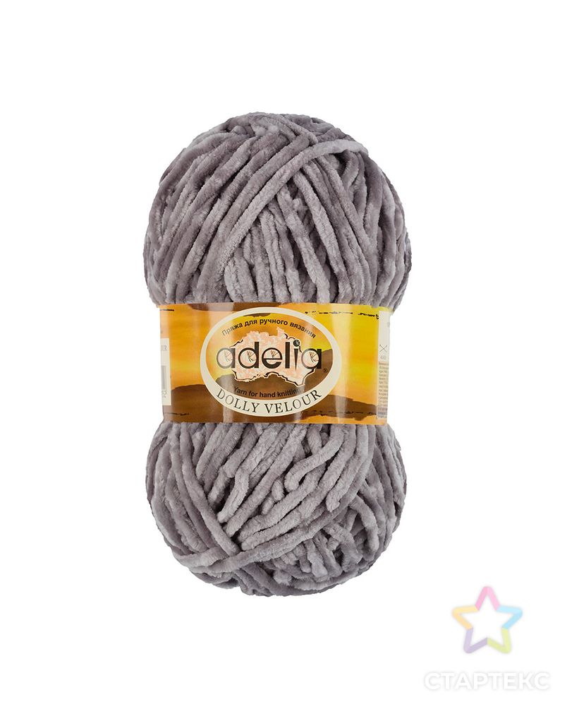 Пряжа ADELIA "DOLLY VELOUR" 100% микрополиэстер 5 х 100 г 93 м ± 6 м арт. ГММ-105005-11-ГММ071538156834 1