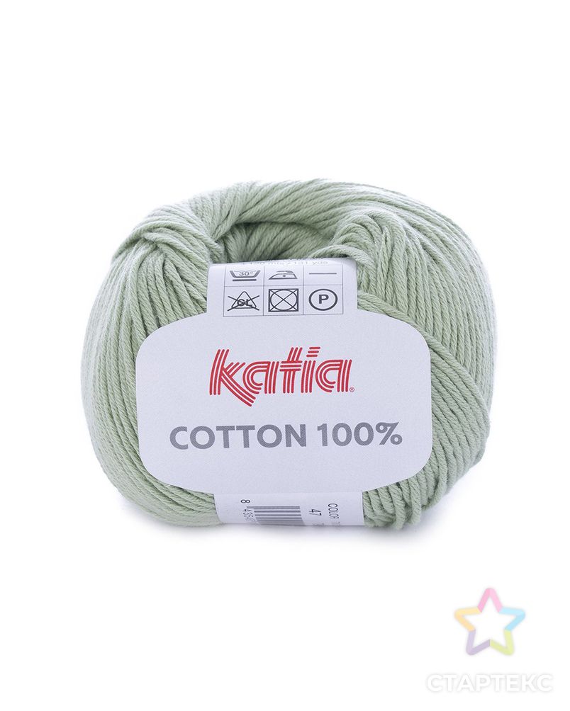 Пряжа Cotton 100%, 100% хлопок, 50 г, 120 м арт. ГЕЛ-26245-1-ГЕЛ0101341 1