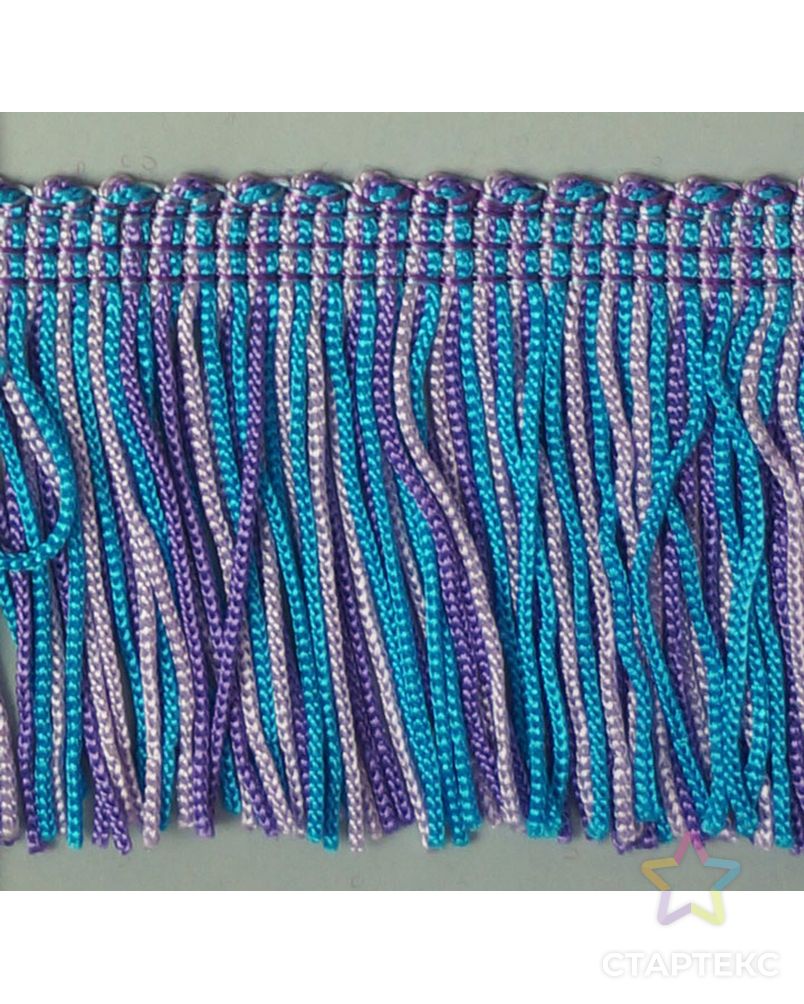 Бахрома ш.5см (меланжевый (голубой, фиолетовый, сиреневый)) арт. ГЕЛ-21261-1-ГЕЛ0112393