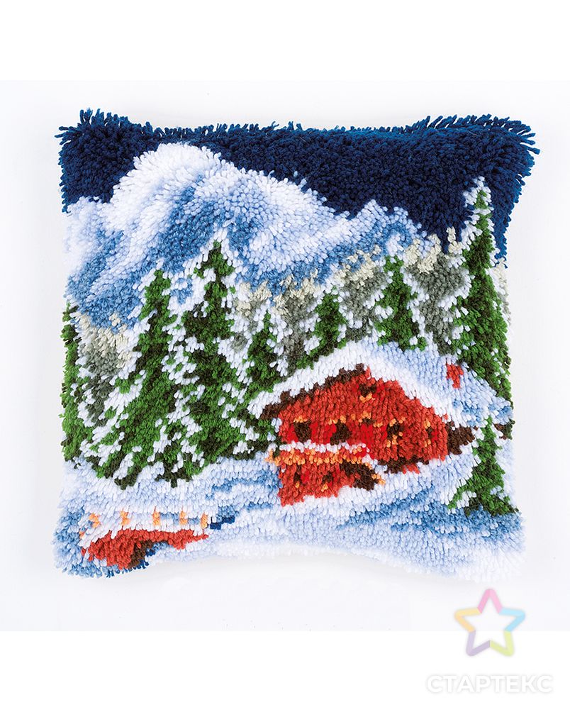 Набор для вышивания подушки "Зимние горы" арт. ГЕЛ-22681-1-ГЕЛ0117027