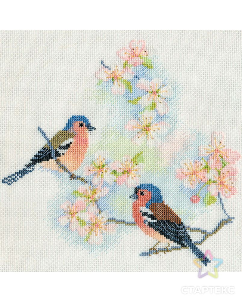 Набор для вышивания "Chaffinches & Blossoms" арт. ГЕЛ-10692-1-ГЕЛ0119592