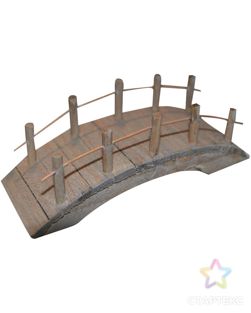 Садовая миниатюра "Деревянный мост" арт. ГЕЛ-11805-1-ГЕЛ0121419