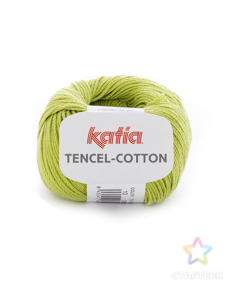 Пряжа Tencel-Cotton, 67% лиоцелл, 33% хлопок, 50 г, 120 м арт. ГЕЛ-31585-1-ГЕЛ0123348 1