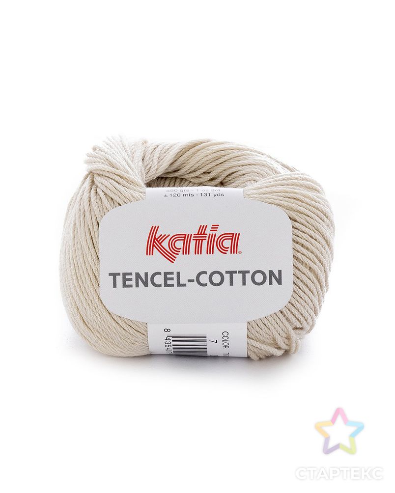 Пряжа Tencel-Cotton, 67% лиоцелл, 33% хлопок, 50 г, 120 м арт. ГЕЛ-26463-1-ГЕЛ0123358