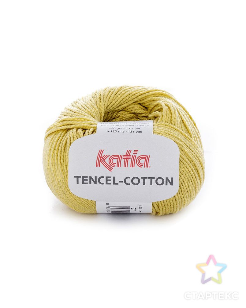 Пряжа Tencel-Cotton, 67% лиоцелл, 33% хлопок, 50 г, 120 м арт. ГЕЛ-31596-1-ГЕЛ0135764 1