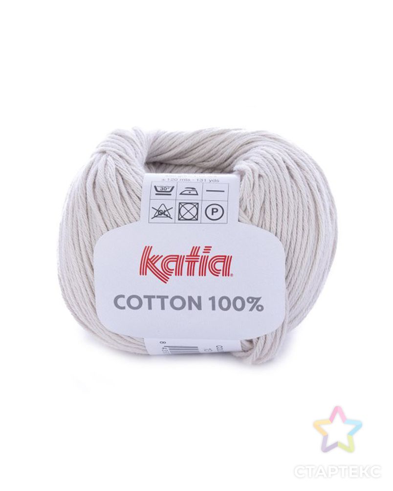 Пряжа Cotton 100%, 100% хлопок, 50 г, 120 м арт. ГЕЛ-26307-1-ГЕЛ0158888