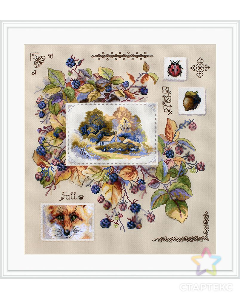 Набор для вышивания "Осенний семплер" арт. ГЕЛ-21594-1-ГЕЛ0165469