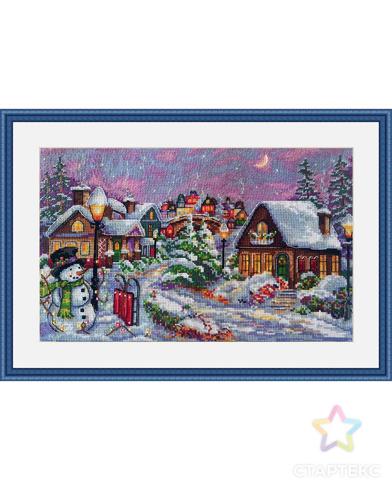 Набор для вышивания "Рождественская ночь" арт. ГЕЛ-1493-1-ГЕЛ0165580 1